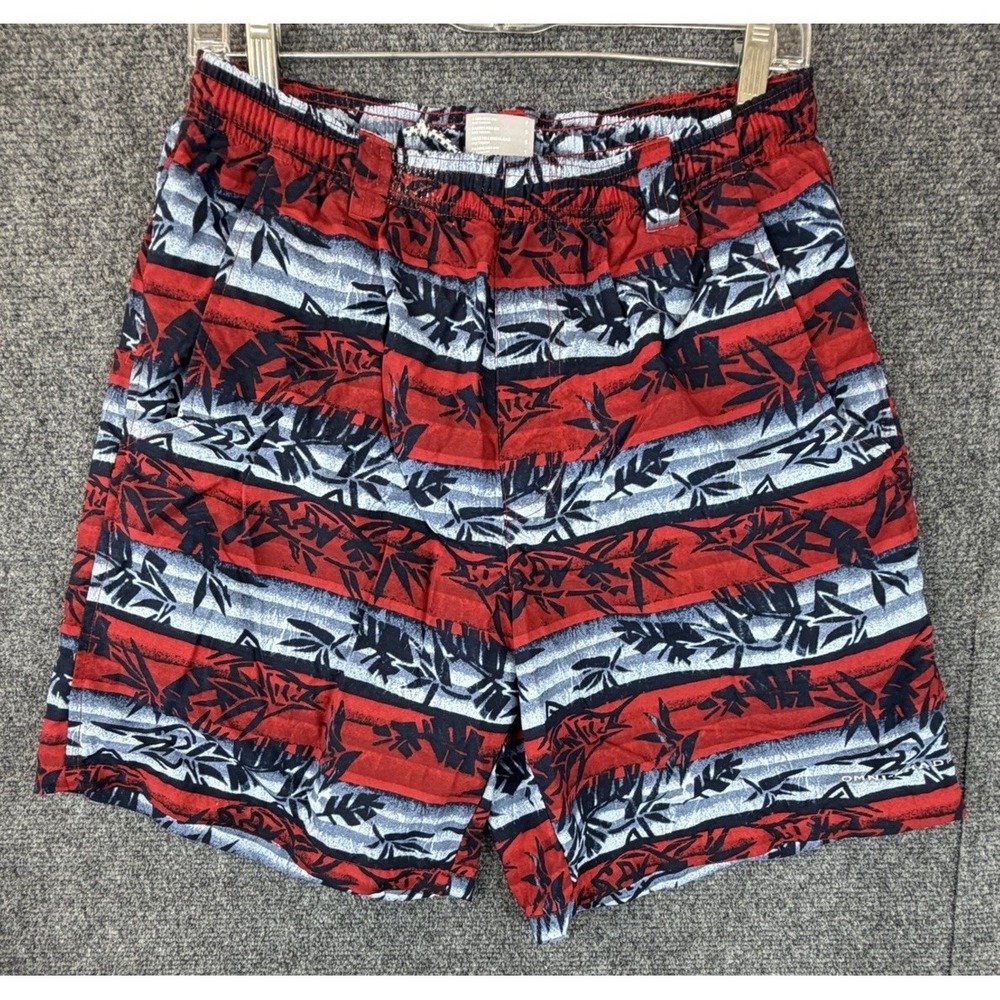 Men's Columbia PFG Super Backcast Water Shorts Striped Floral Size S FM1107
